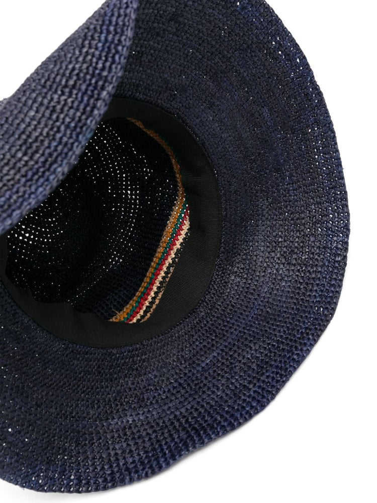 contrast-panel straw hat