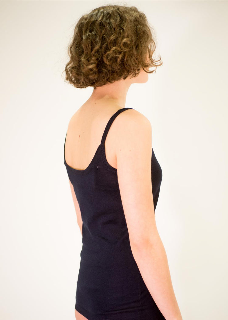 LA ROSE tank cash/silk CREAM