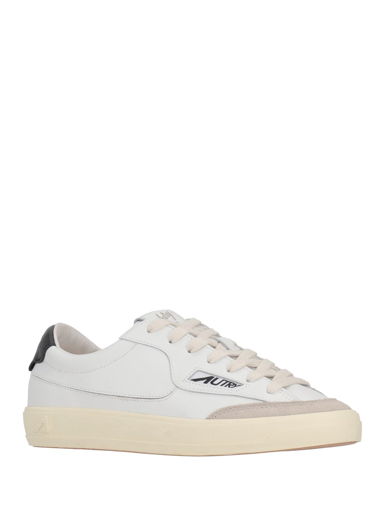 WINDSCAPE LOW WOM LEAT/SUE WHT/BLK