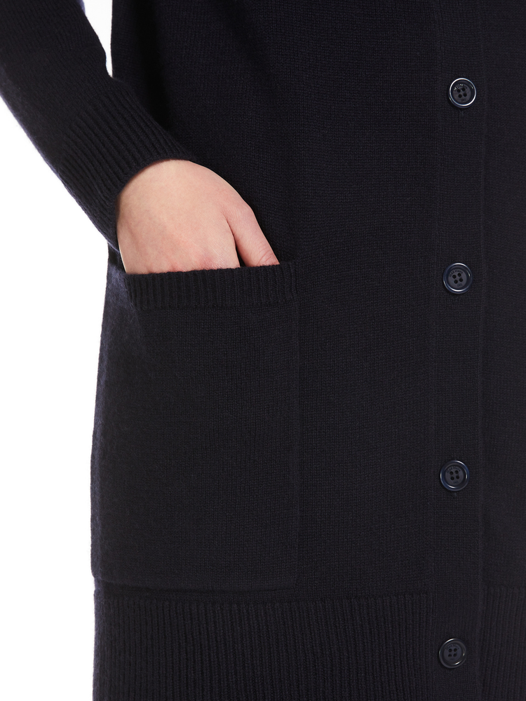 Virgin wool and cashmere cardigan with sequins
