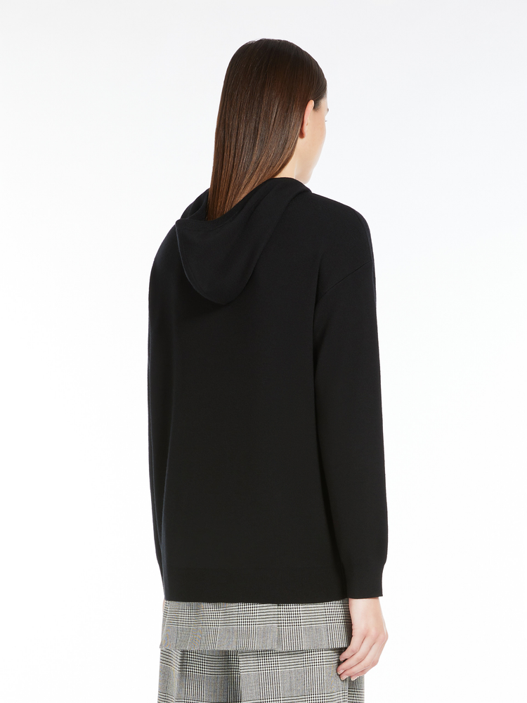 Pamir hooded wool sweatshirt