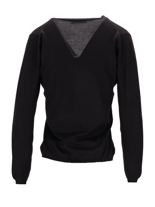 LA ROSE cardigan knit black