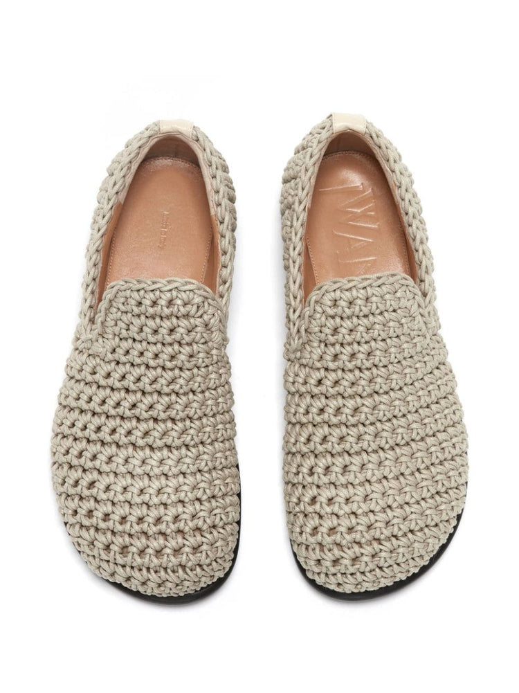 crochet moccasin loafers