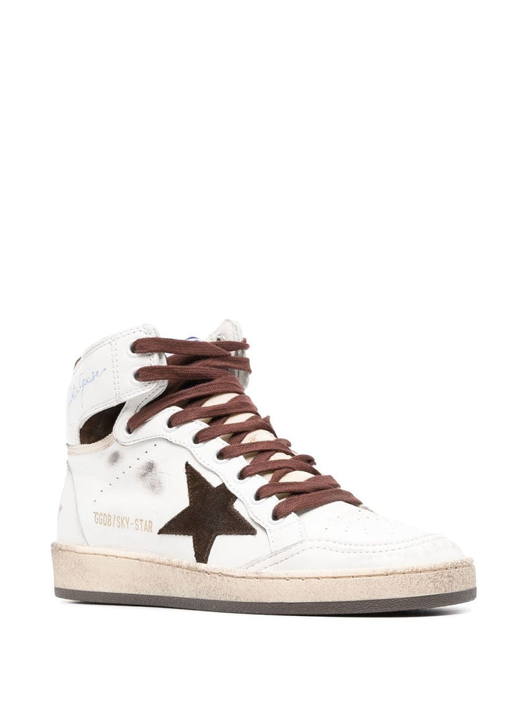 SKY STAR NAPPA UPPER AND SPUR NYLON TONGUE SUEDE STAR