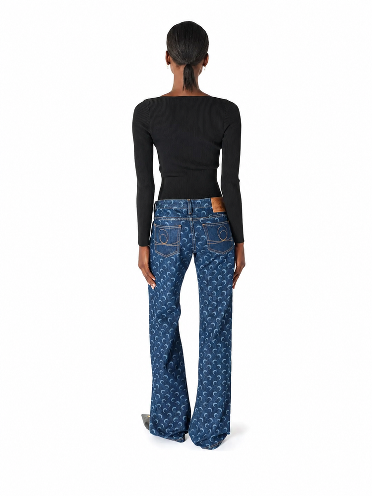 MIDNIGHT BLUE DENIM BOOTCUT JEANS