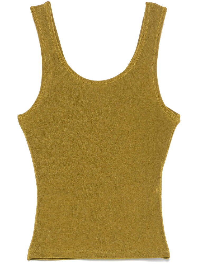 scoop-neck top