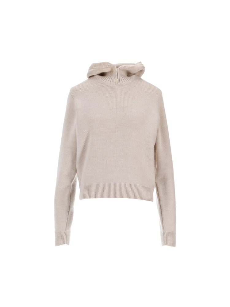 SWEATER WITH HOOD