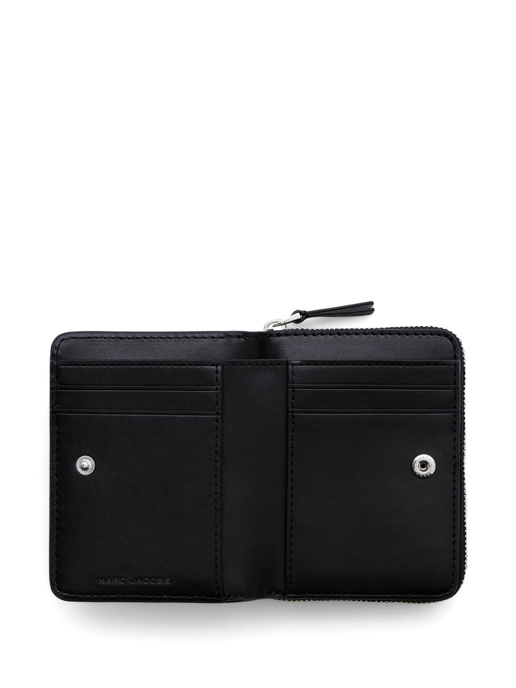 The Cheetah Leather Mini compact wallet