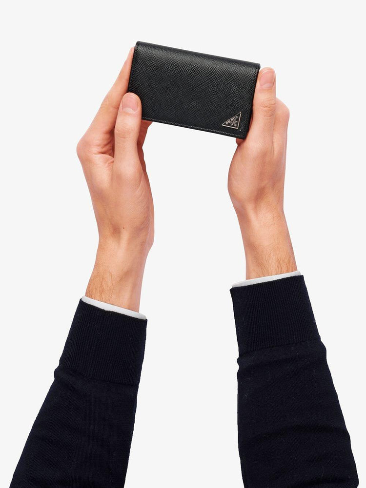 PRADA Saffiano leather card holder