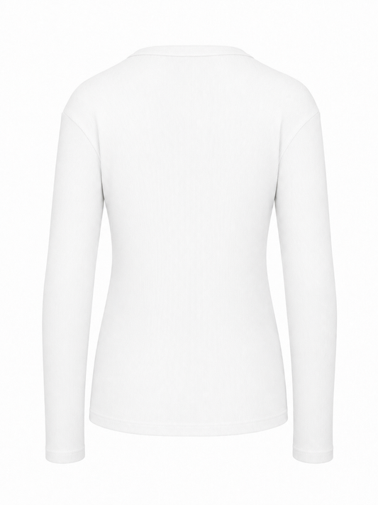 long sleeve ribbed t-shirt