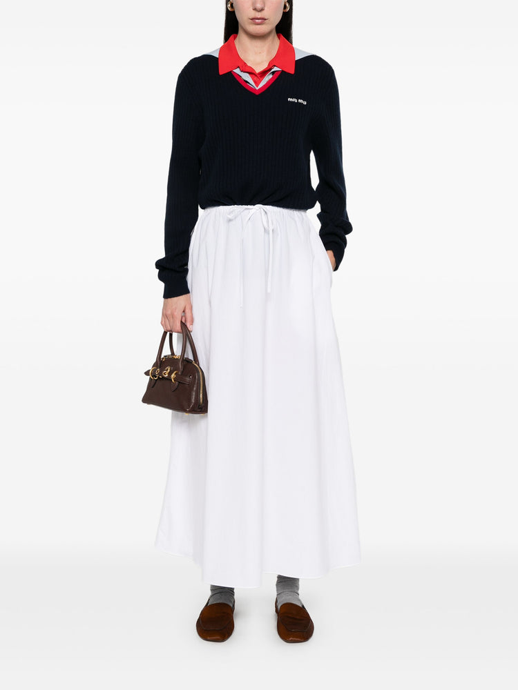 v neck cashmere sweater