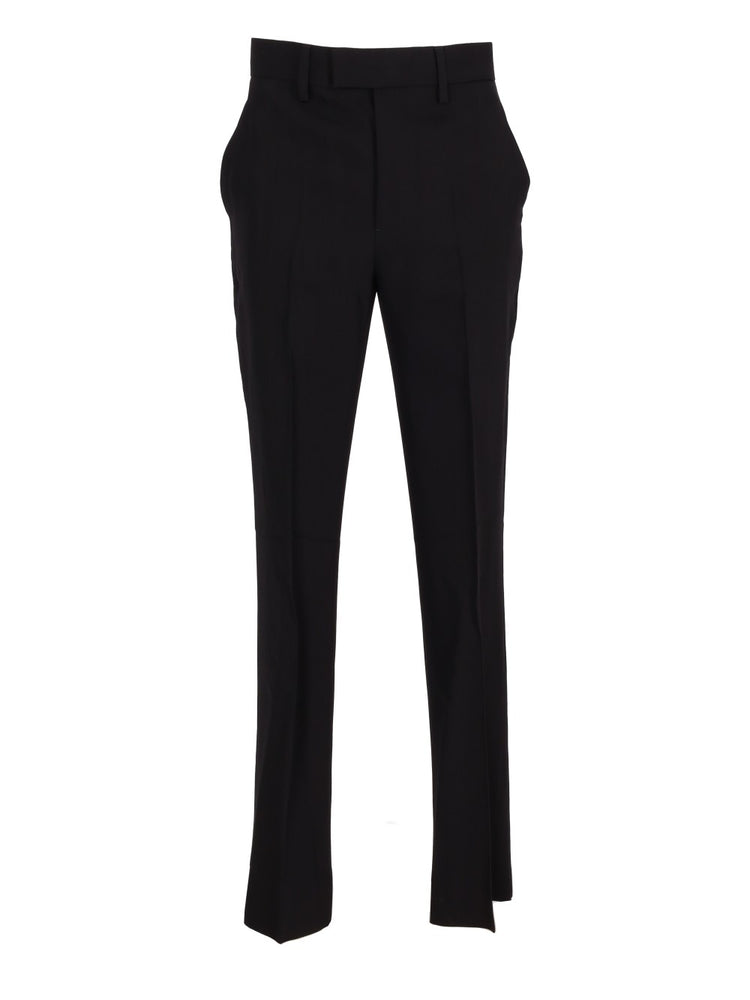 HABIBA CIGARETTE TROUSERS VISCOSE WOOL GABARDINE