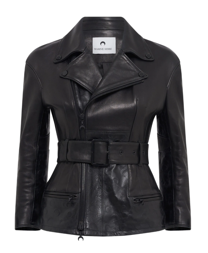 GLOSSY MOON LEATHER PERFECTO