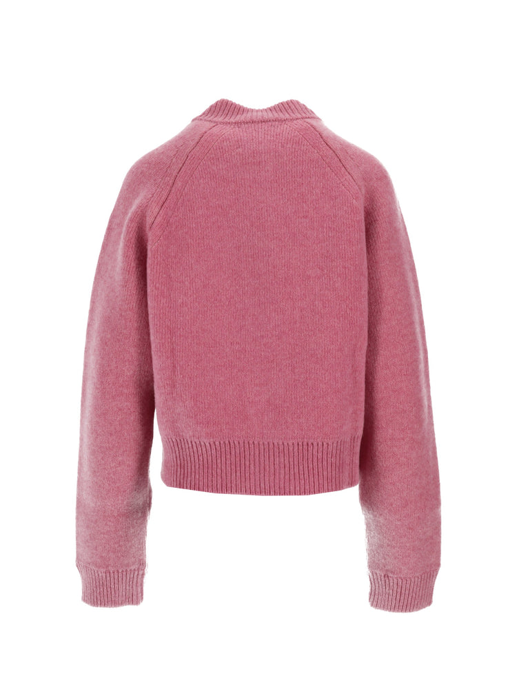 CREW NECK CARDIGAN