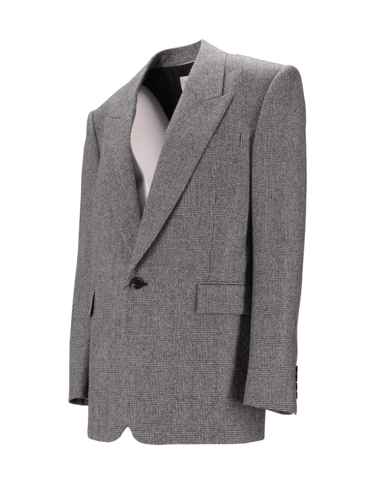 VESTE UN BOUTON COL CRANTE´ PR