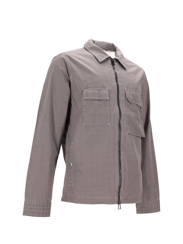 MENS ZIPPED FRONT OVERSHIRT