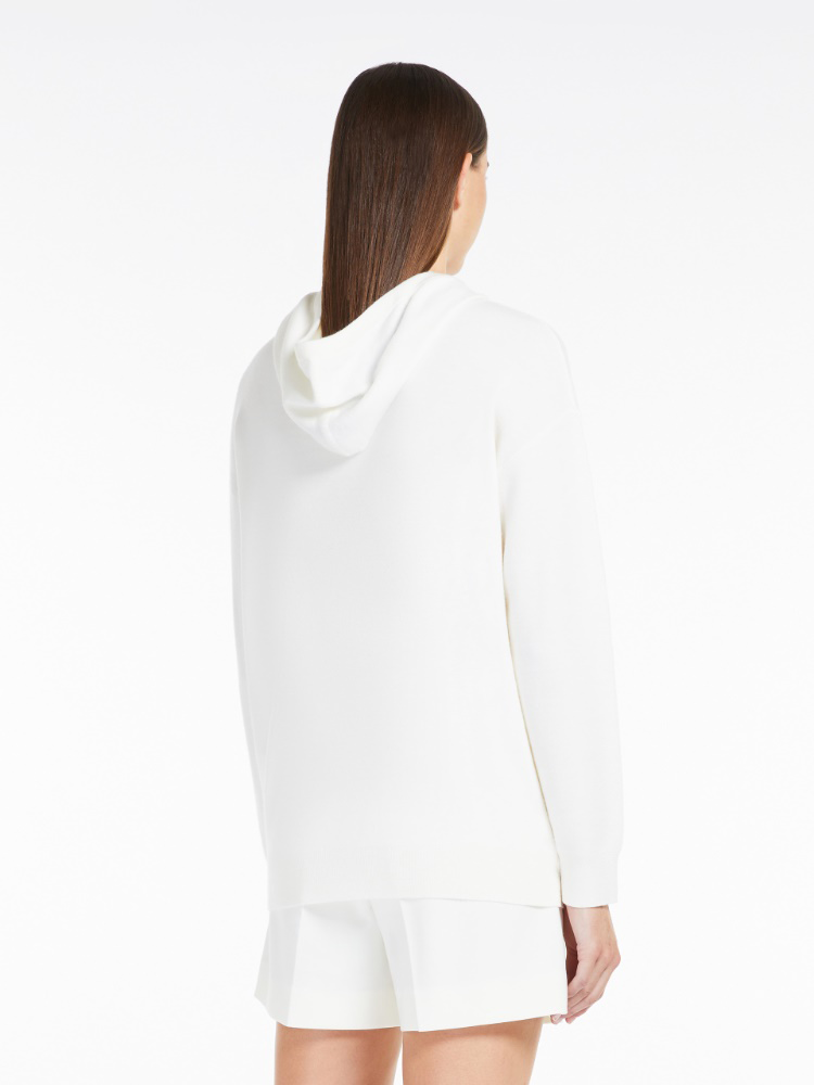 Pamir hooded wool sweatshirt