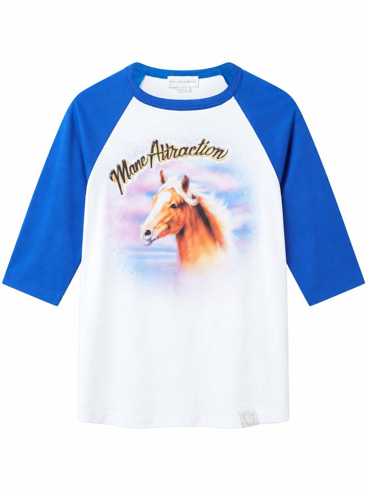 AIR BRUSH HORSE PRINT BASEBAL