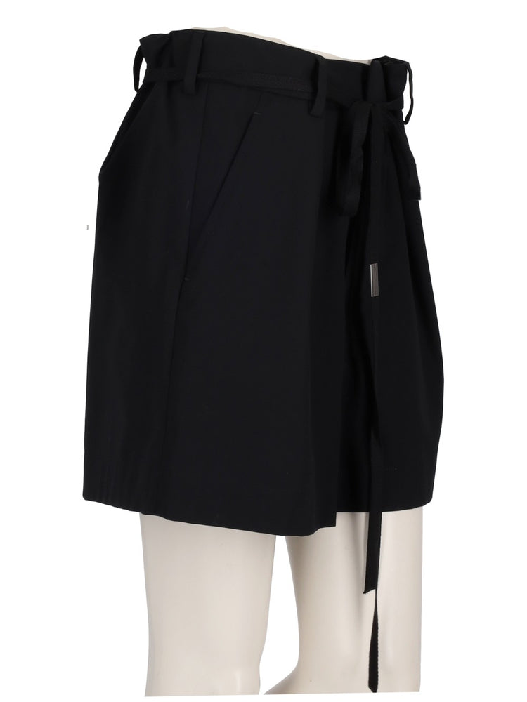 Jess pleated shorts cotton twill