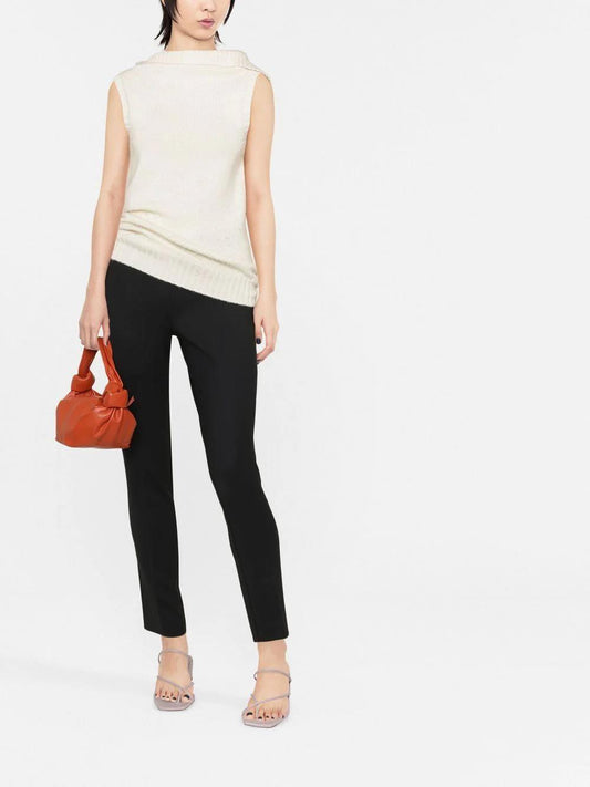 PAROSH tapered leg trousers