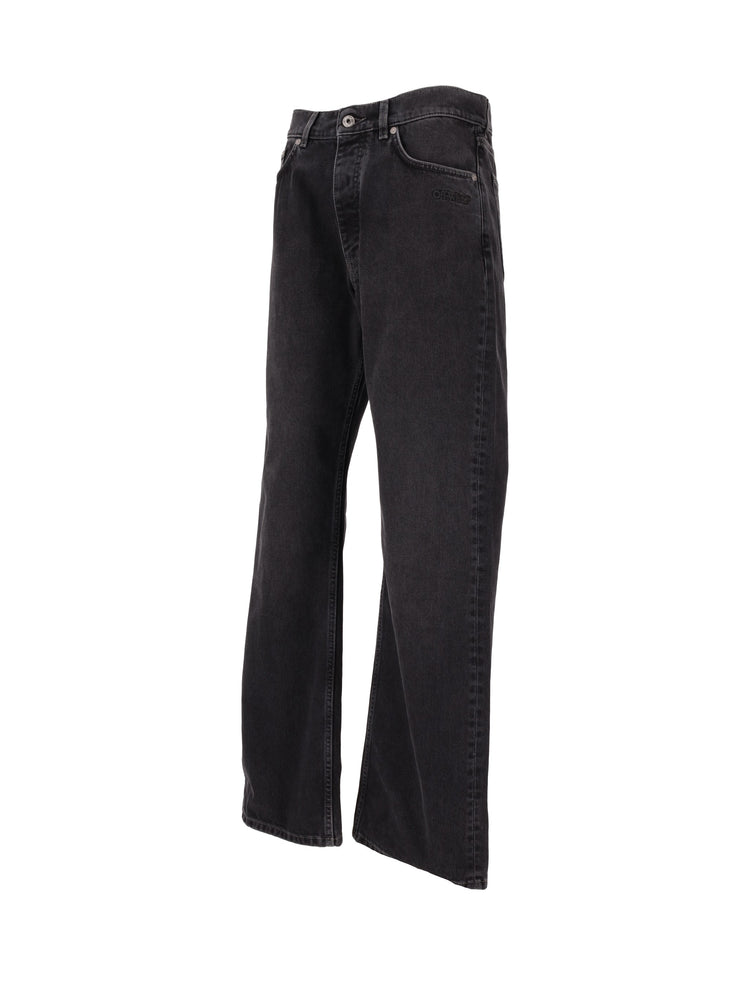 SCRIPT LOGO 90S SKATE JEANS VINTAGE BLAC