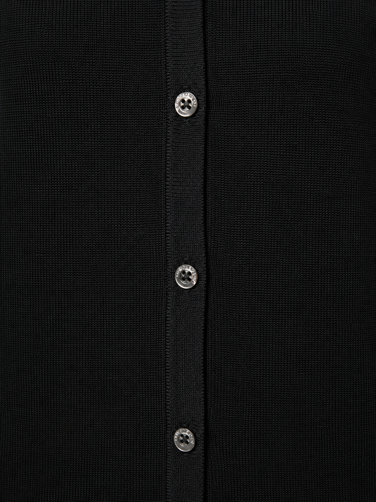 Round neck cardigan