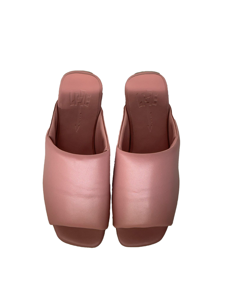 Sabot nappa powder pink