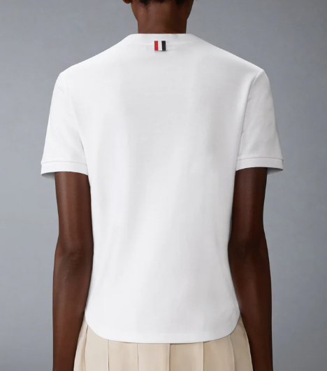 SHORT SLEEVE TEE IN COTTON MILANO