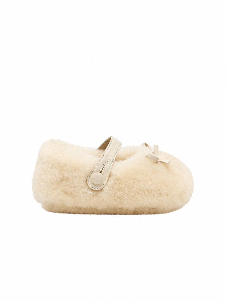 SOFI BALLERINA SHEARLING UPPER LEATHER FLAKE
