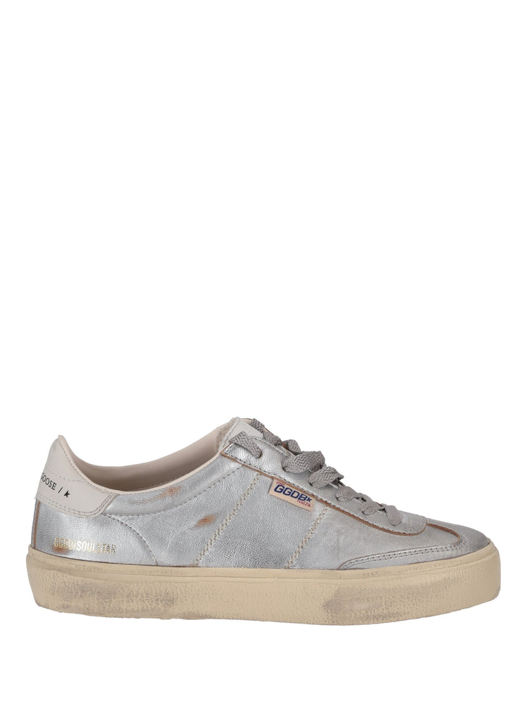 SOUL-STAR LAMINATED UPPER TOE AND TONGUE LEATHER HEEL