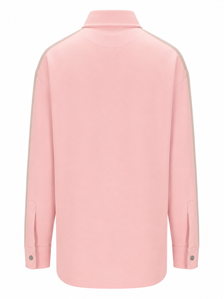CLASSIC LOGO TONAL TRK SHIRT PINK - OFF