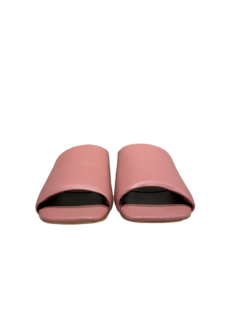 Sabot nappa powder pink