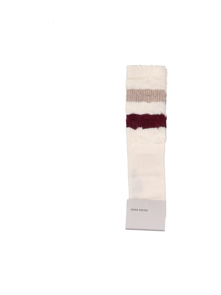 SOCKS HIGH RIB/STRIPES/RIPPED