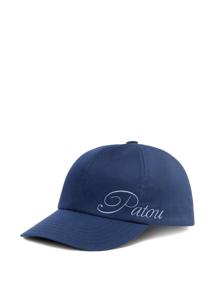 logo-embroidered cap