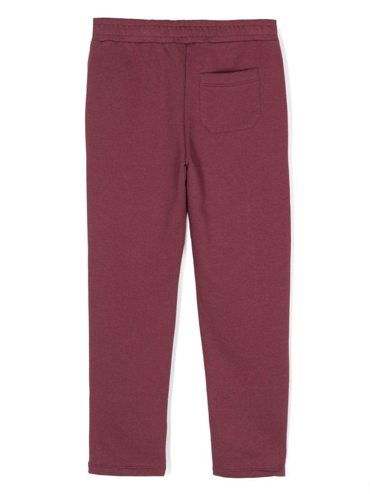 star-print jersey trousers