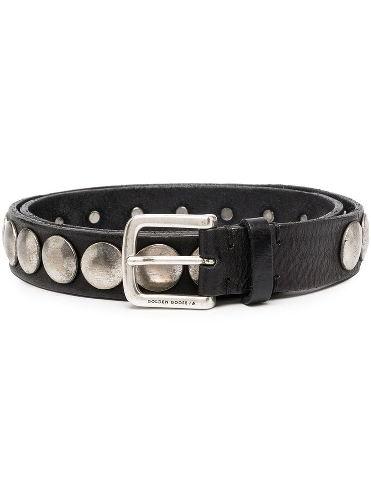 BELT TRINIDAD WASHED LEATHER STUDS
