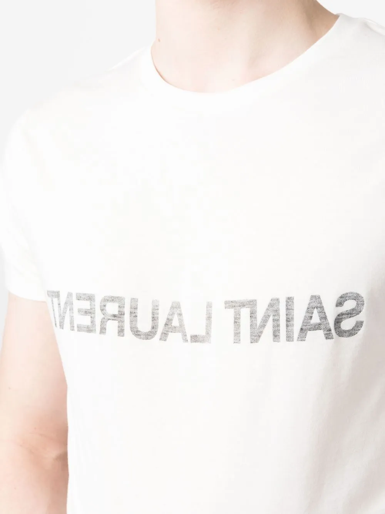 Reverse cotton T-shirt