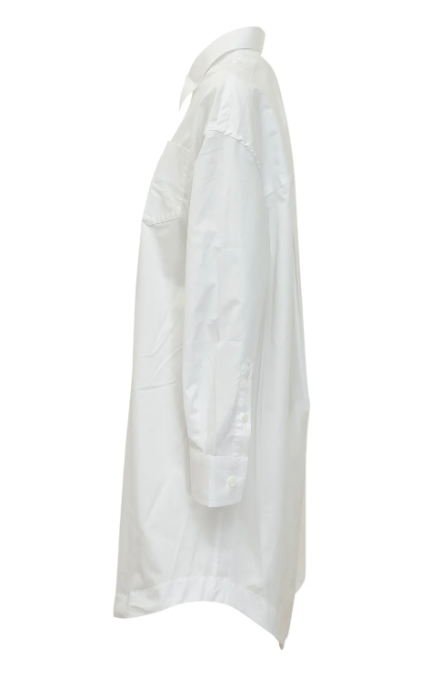 ROBE CHEMISE LARGE MANCHES LONGUES ET AMI DE COEUR EMBOSSE