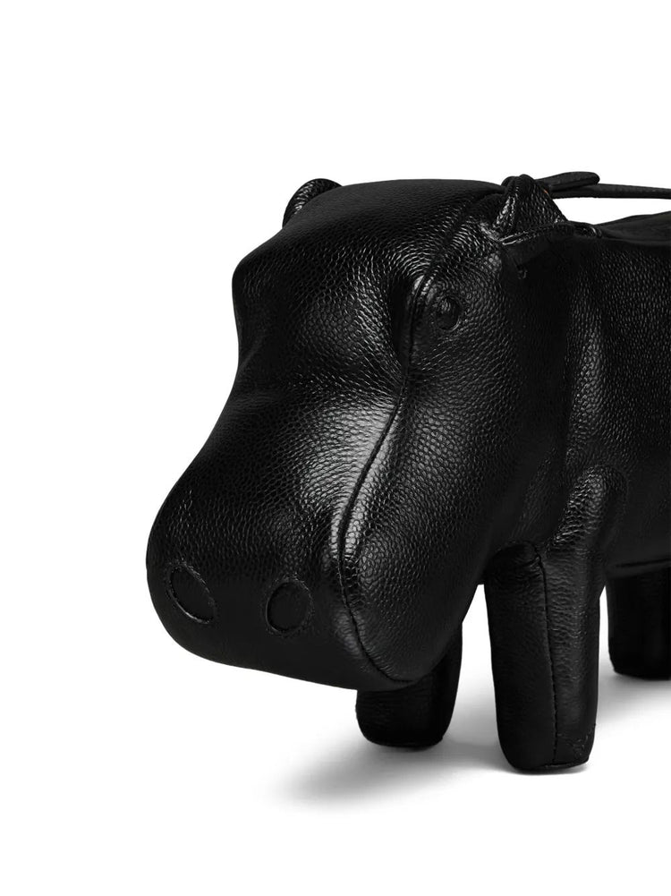 HIPPO BAGUETTE BAG IN PEBBLE GRAIN LEATHER