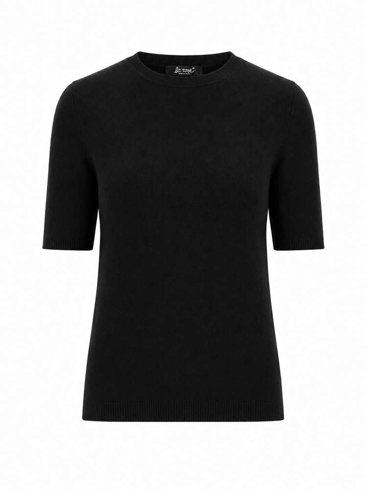 LA ROSE maglia 3/4 cashmere rosso