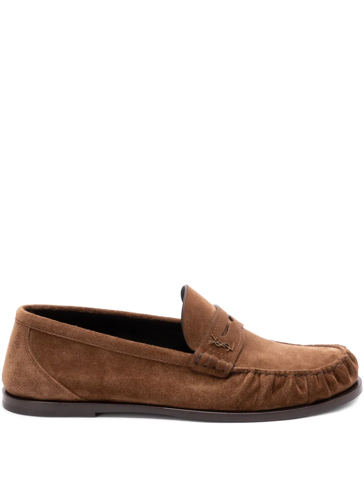 Laurent suede loafers