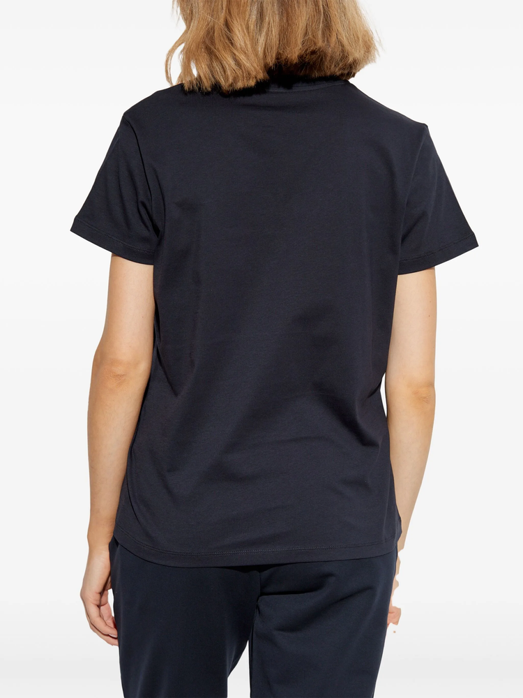 logo-embroidered cotton T-shirt
