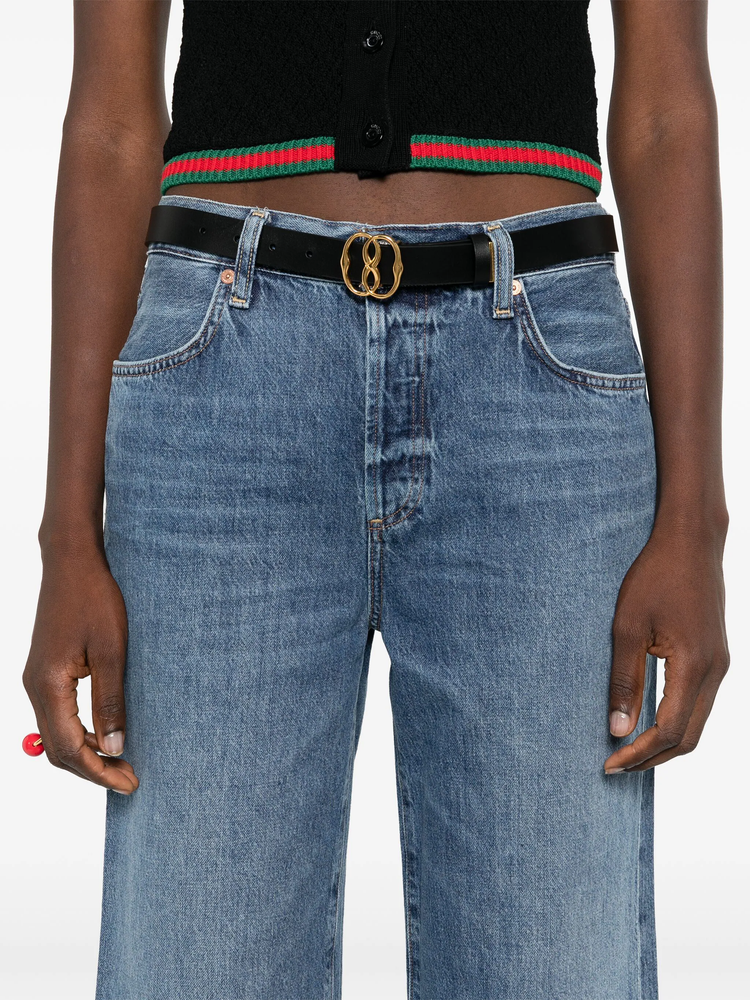 Annina high-rise wide-leg jeans