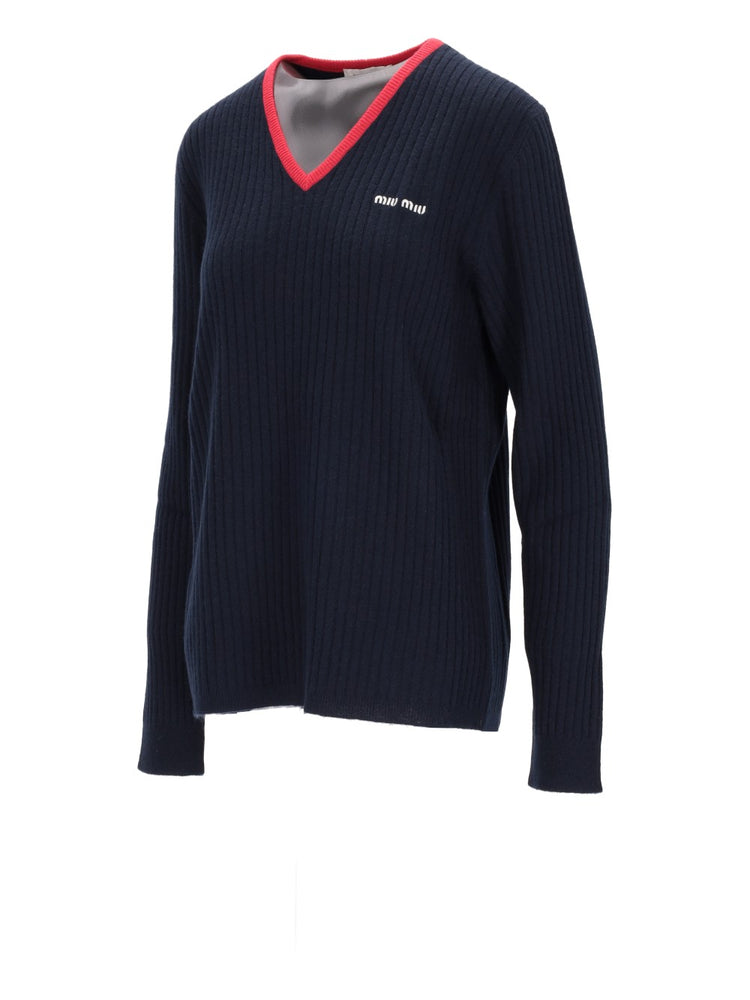 v neck cashmere sweater