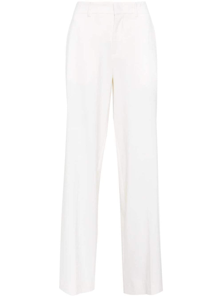 Lillie pressed-crease wide-leg pants
