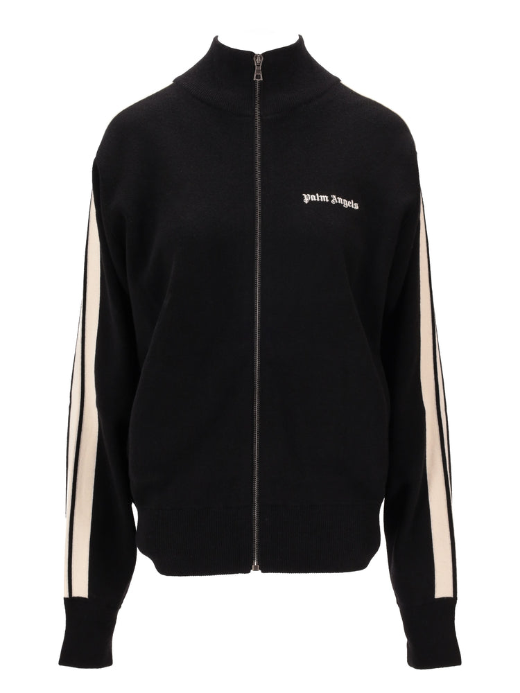 CLASSIC LOGO KNIT TRACK JKT DARK GREY -