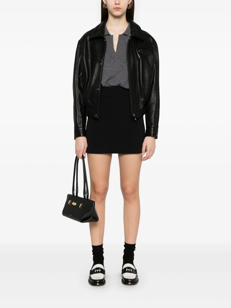 knitted tennis mini skirt