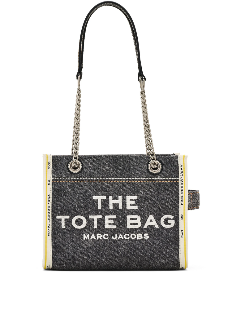 The Denim Chain Small Tote bag