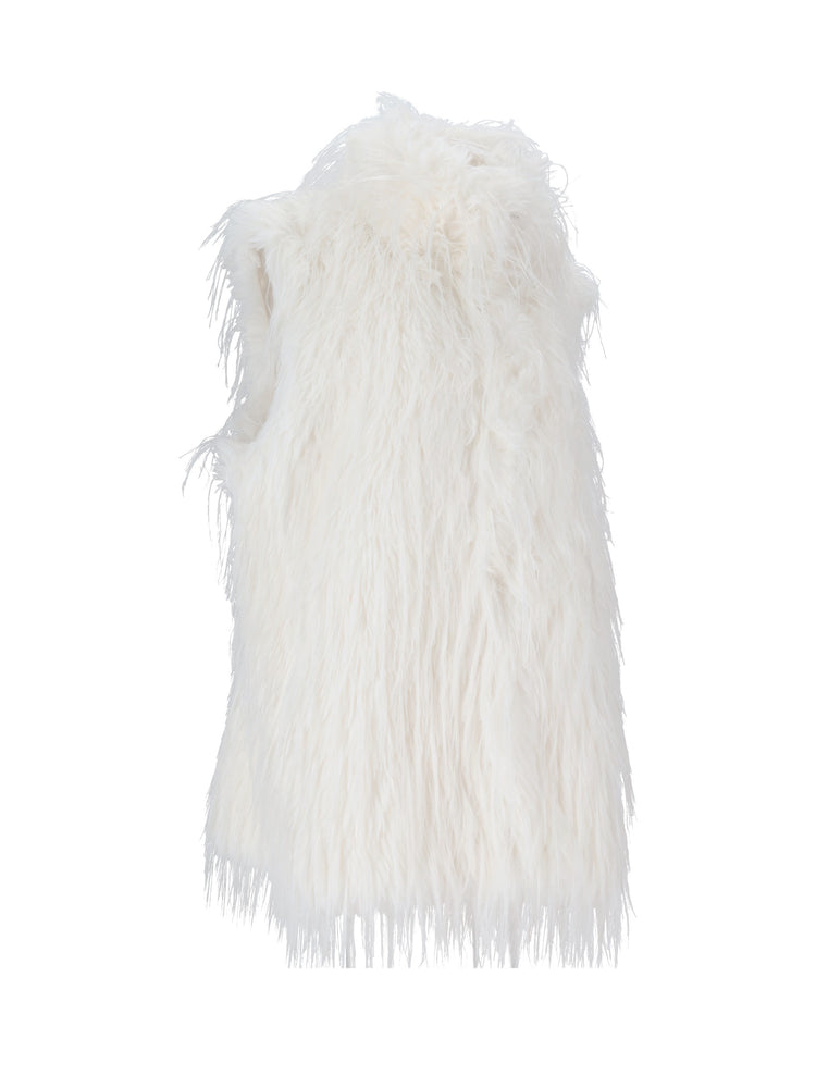 NEVA GILET SIMIL VOLPE