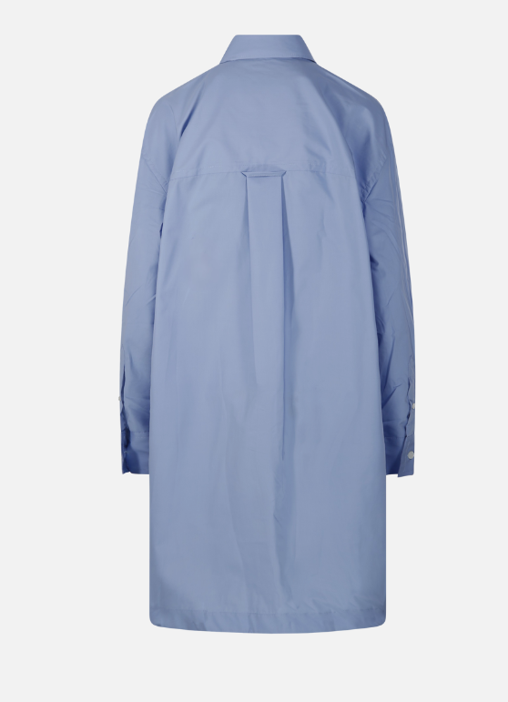 ROBE CHEMISE LARGE MANCHES LONGUES ET AMI DE COEUR EMBOSSE